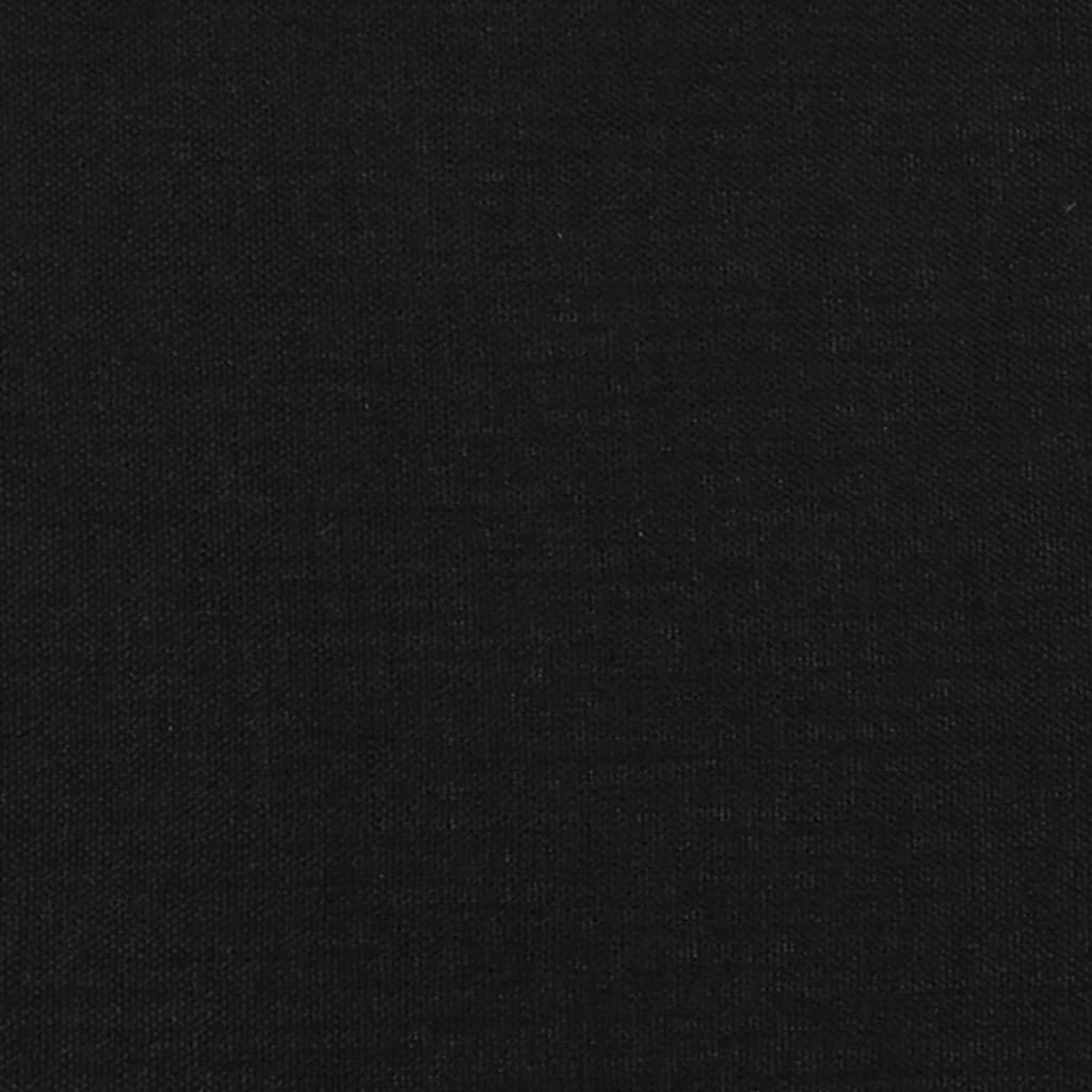 vidaXL Κεφαλάρι με Πτερύγια Μαύρο 203 x 23 x 78/88 εκ. Υφασμάτινο