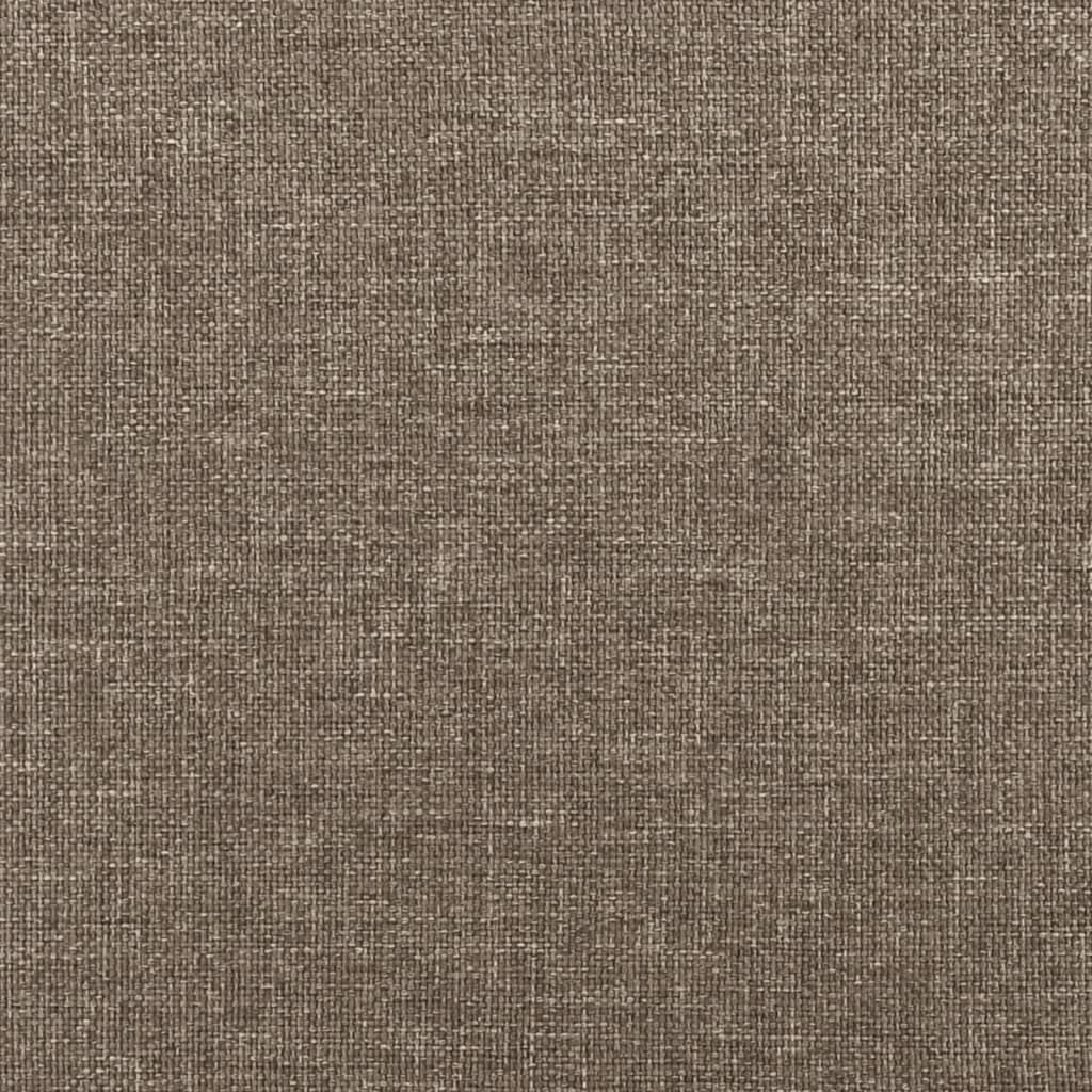 vidaXL Κεφαλάρια Κρεβατιού 2 τεμ. Taupe 80 x 5 x 78/88 εκ. Υφασμάτινο