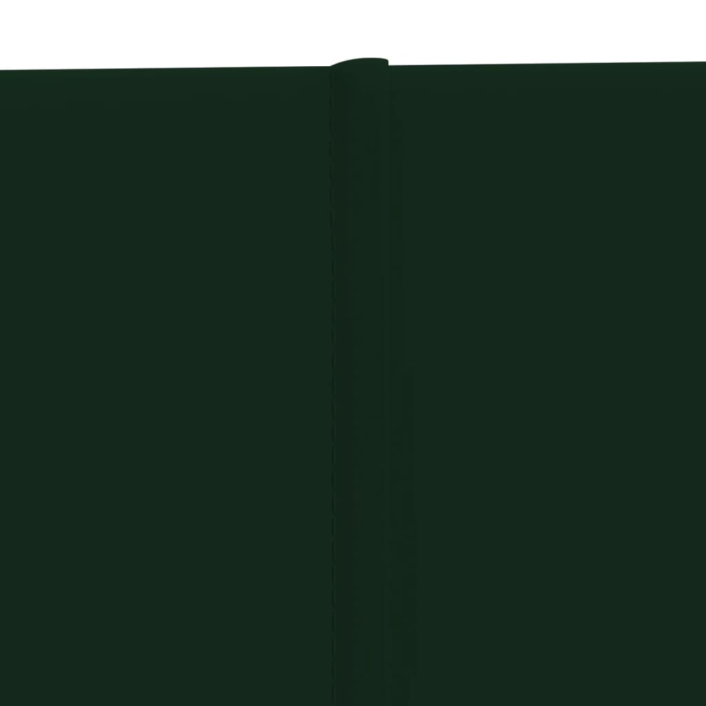 vidaXL Πάνελ Τοίχου 12 τεμ. Σκούρο πράσινο 90x15 εκ. 1,62 μ² Βελούδινα