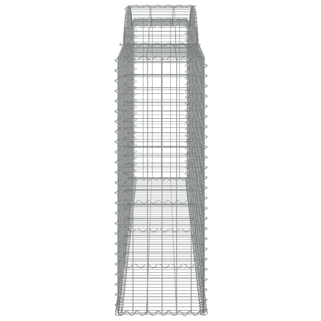 vidaXL Συρματοκιβώτια Τοξωτά 17 τεμ. 300x50x140/160 εκ. Γαλβαν. Ατσάλι