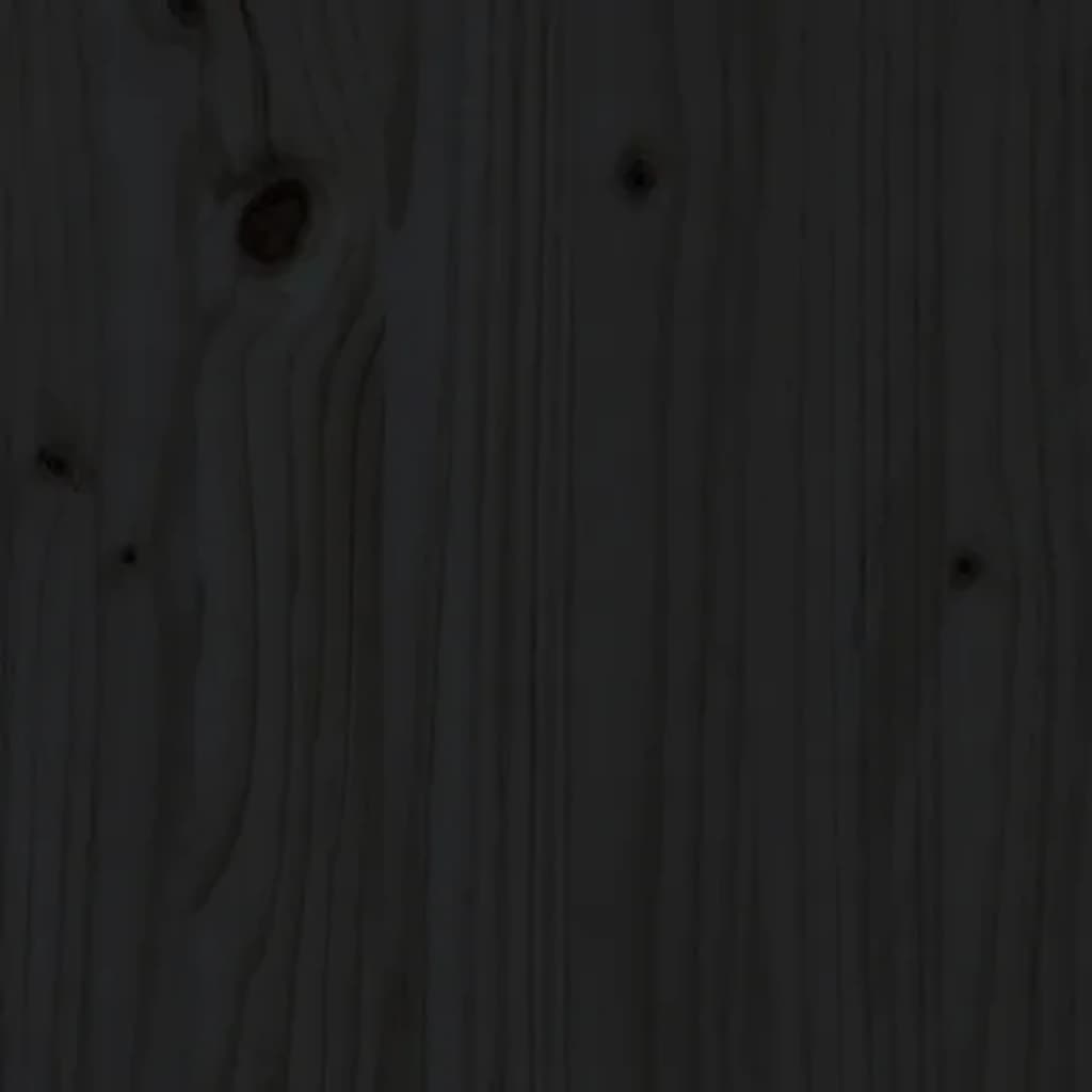 vidaXL Βάση Οθόνης Μαύρο (39-72)x17x43 εκ. από Μασίφ Ξύλο Πεύκου
