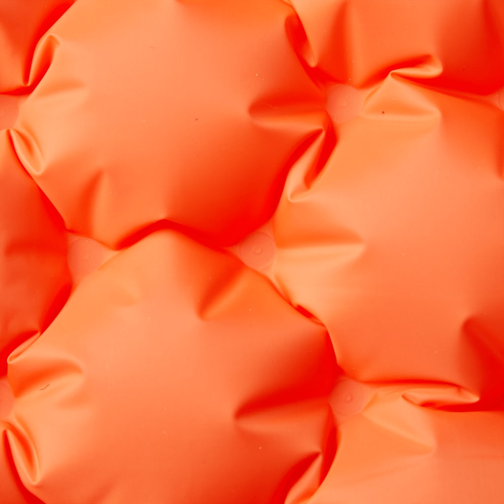 vidaXL Στρώμα Κάμπινγκ Αυτοφούσκωτο Διπλό με Μαξιλάρια Πορτοκαλί