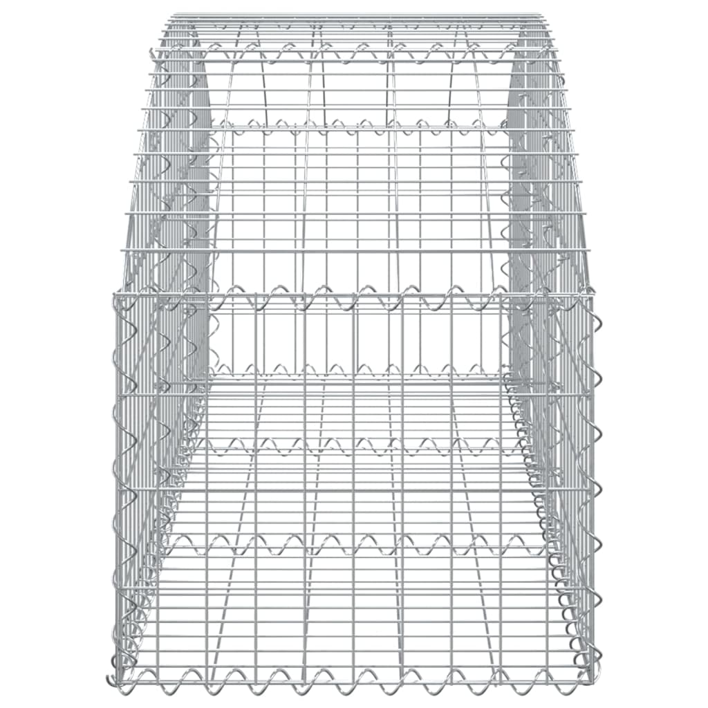 vidaXL Συρματοκιβώτιο Τοξωτό 150x50x40/60εκ. από Γαλβανισμένο Χάλυβα