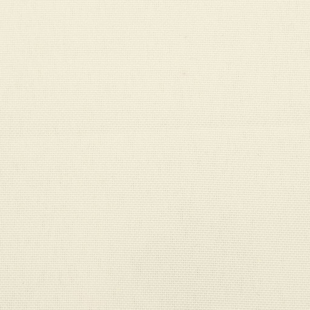 vidaXL Μαξιλάρι Σεζλόνγκ Κρεμ (75+105) x 50 x 4 εκ.