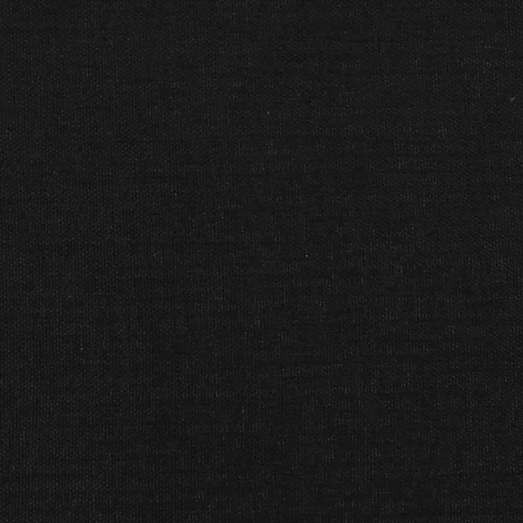 vidaXL Κεφαλάρια Κρεβατιού 4 τεμ. Μαύρο 100x5x78/88 εκ. Υφασμάτινο