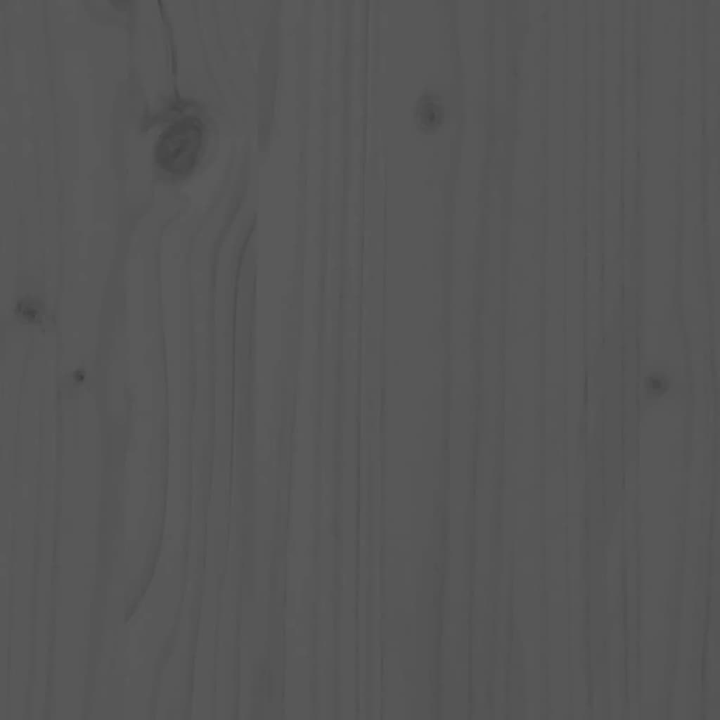 vidaXL Έπιπλα Μπαρ Κήπου Σετ 9 Τεμαχίων Γκρι από Μασίφ Ξύλο Πεύκου