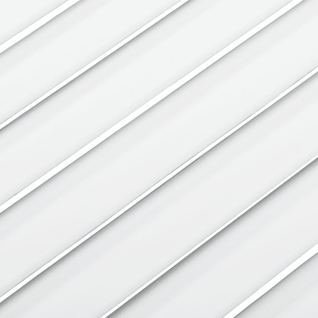 vidaXL Πορτάκια με Περσίδες 4 Τεμ. Λευκά 61,5x39,4εκ Μασίφ Ξύλο Πεύκου